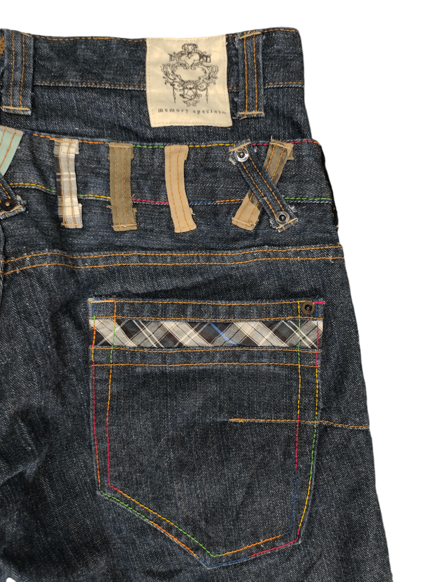 Comme des Garcons × Undercover Memory Special Double Waist Spiral Cut Denim Jeans Size US 31 - 11 Thumbnail