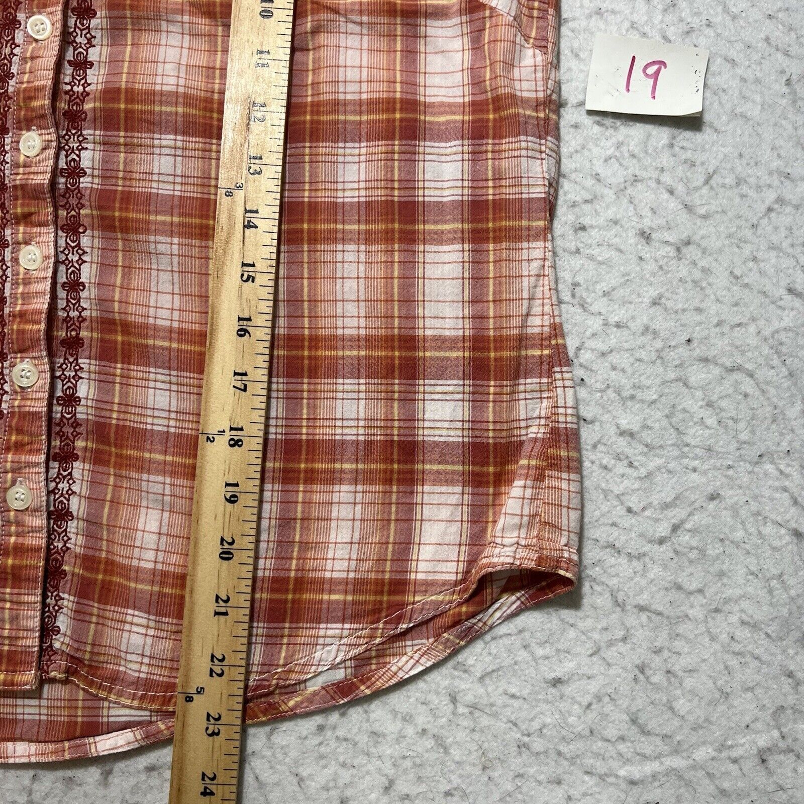 Bit & Bridle Bit & Bridle Medium Button Up Pink Plaid Striped Shirt Size M / US 6-8 / IT 42-44 - 8 Thumbnail