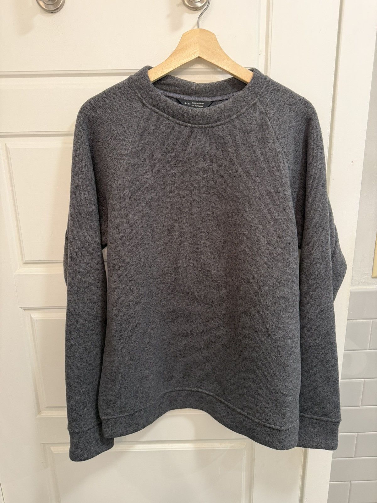 Wings + Horns WINGS + HORNS POLARTEC THERMAL PRO CREWNECK HEATHER CHARCOAL Size US M / EU 48-50 / 2 - 1 Thumbnail