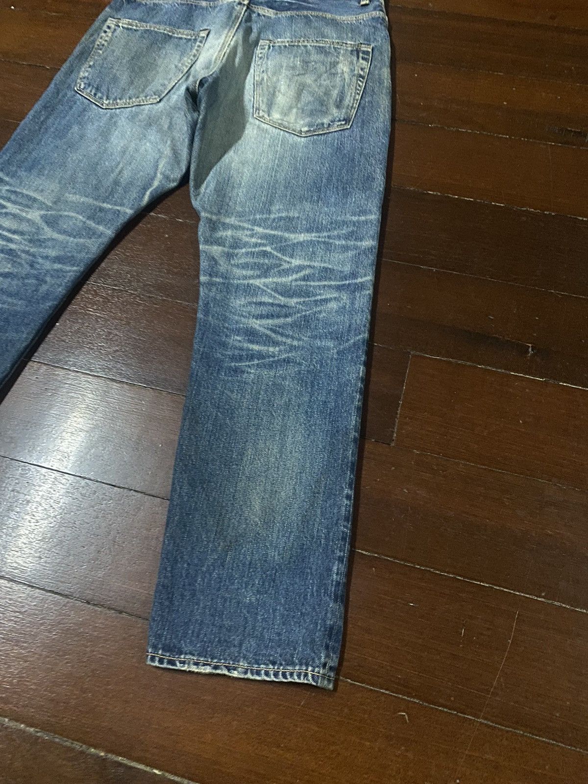 Warehouse Fire SPELL BOUND JAPAN selvedge mud wash distressed rusty Size US 32 / EU 48 - 11 Thumbnail