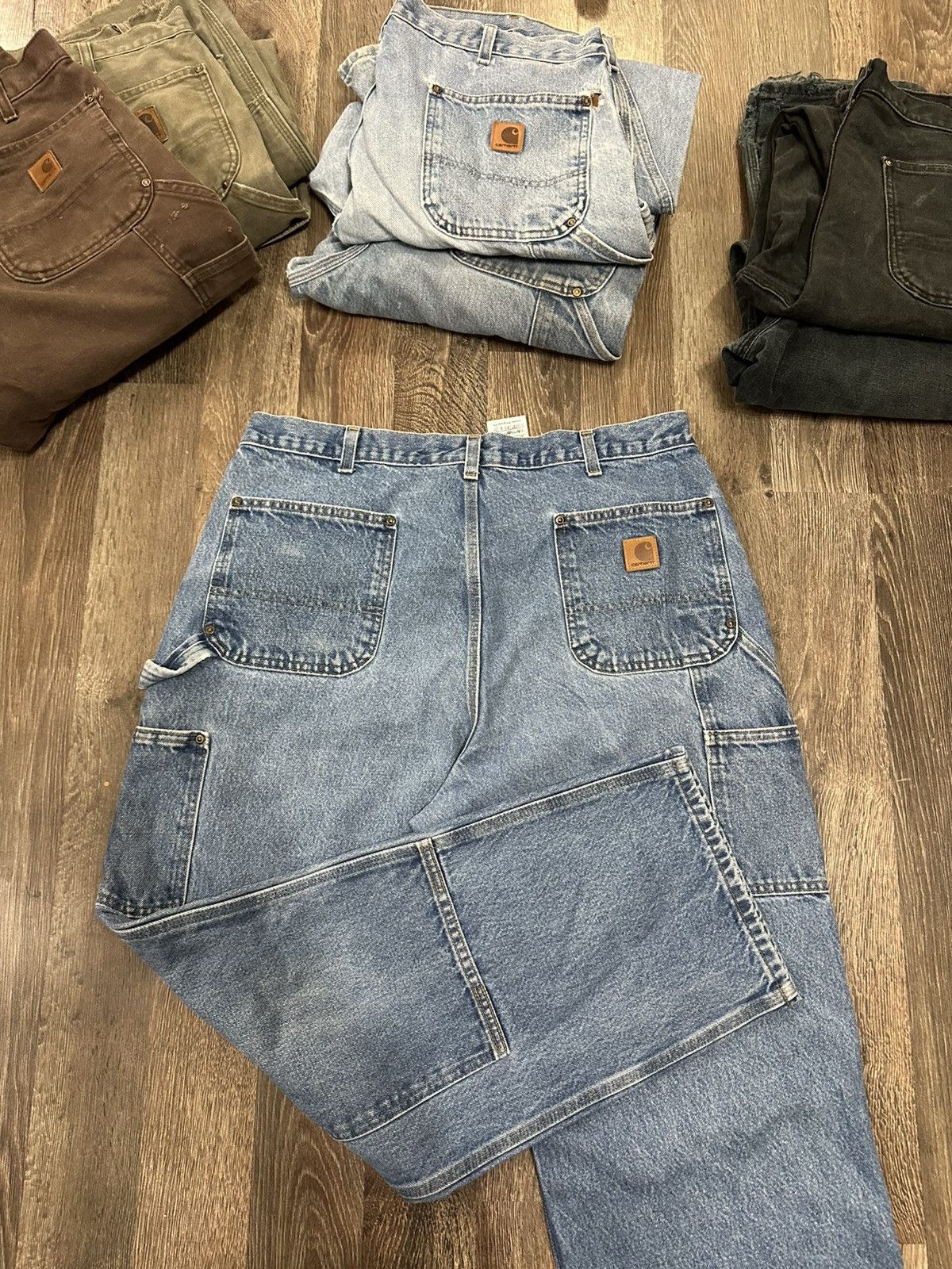 Carhartt Carhartt double knee pants workwear denim Size US 38 / EU 54 - 2 Thumbnail