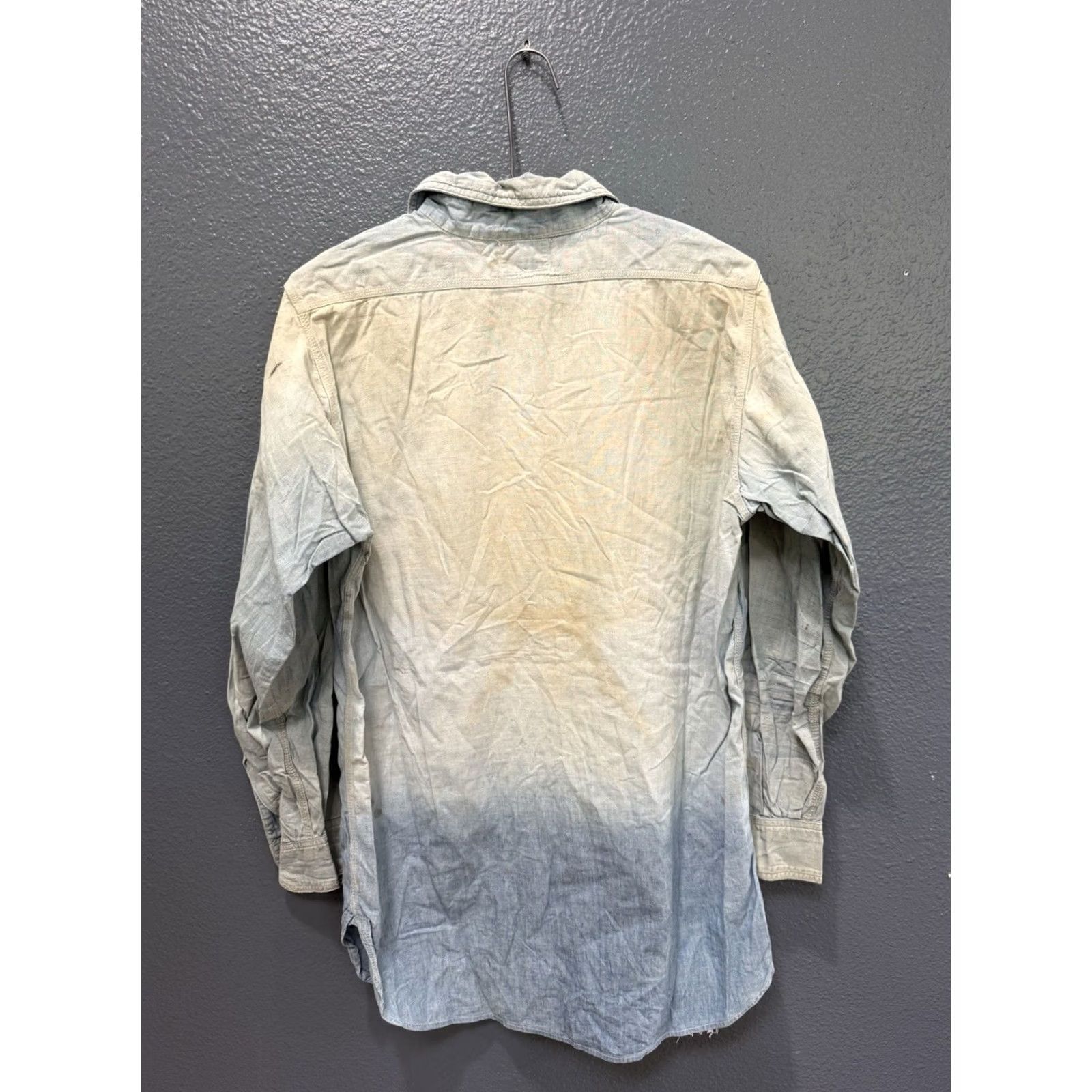 Vintage VINTAGE 40’s Homesteader Chambray Shirt Sanforized Cotton Sz M Mens Medium 30in 19in Pit to Pit Size US M / EU 48-50 / 2 - 5 Thumbnail