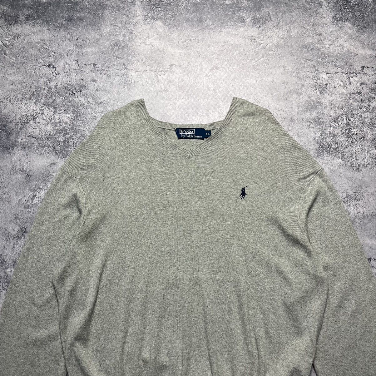 Polo Ralph Lauren Vintage Polo Ralph Lauren Gray Sweater Streetwear Y2K Size US XL / EU 56 / 4 - 2 Thumbnail