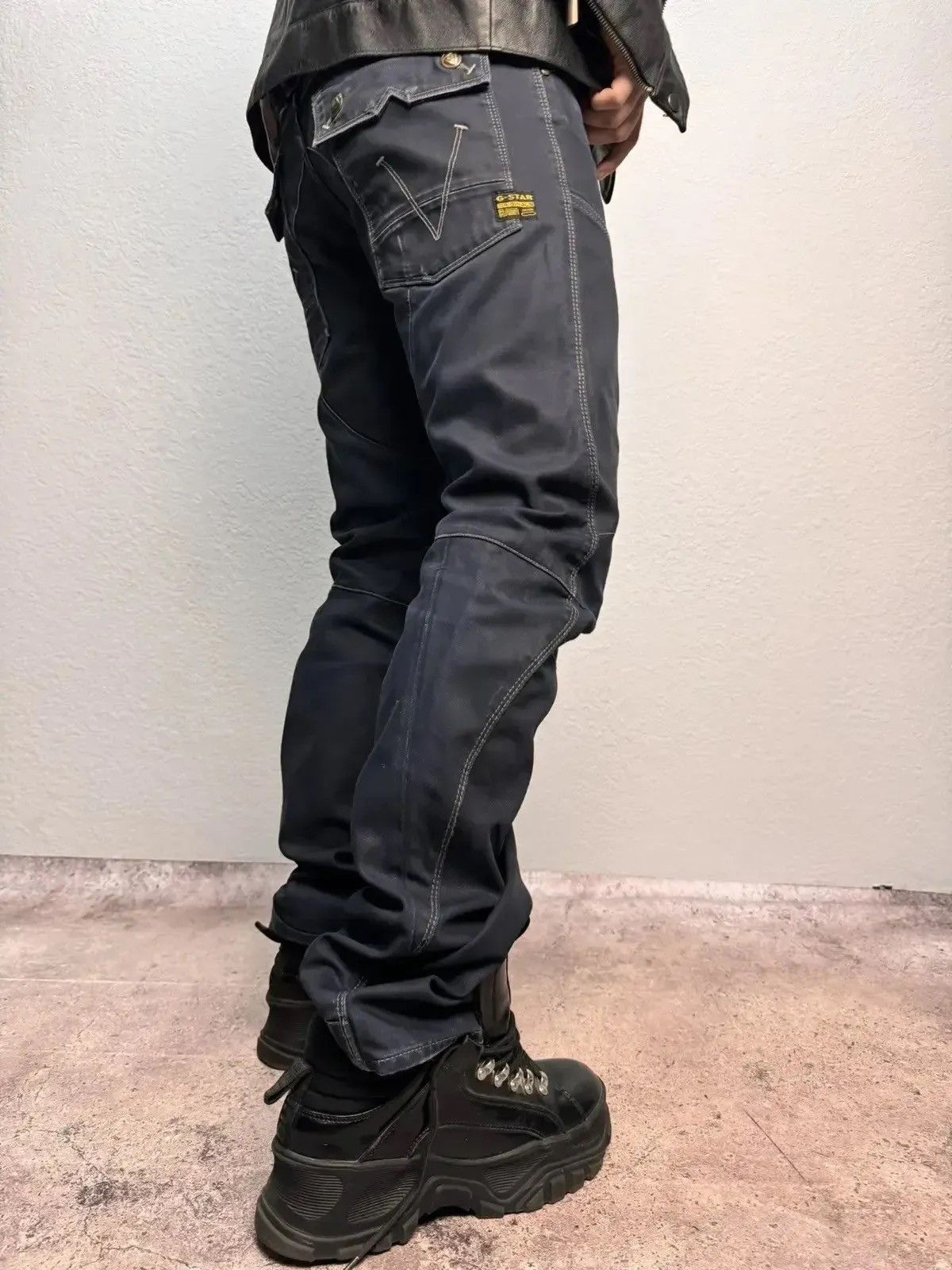 Vintage SALE💣💣 Junya Watanabe Style G Star raw Bondage Cargo Pans Size US 31 - 12 Thumbnail