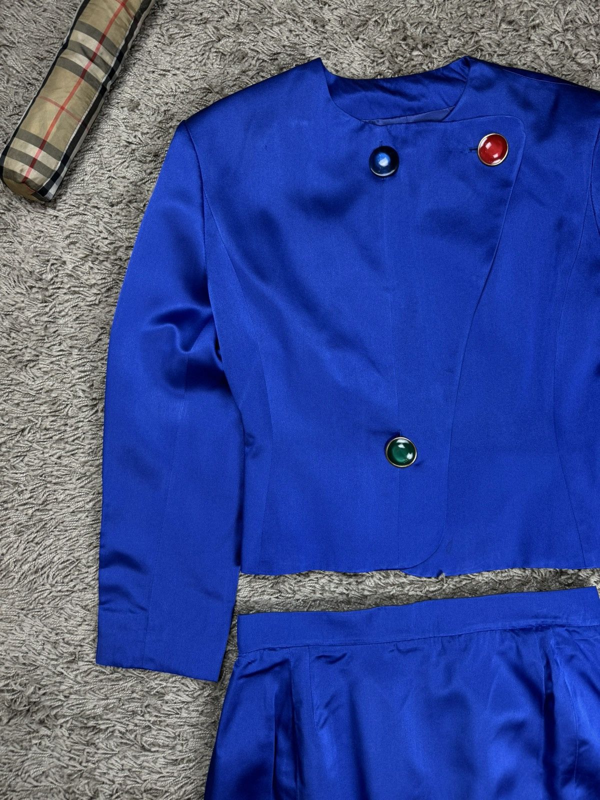 Vintage × Yves Saint Laurent Vintage rare jacket and skirt Yves Saint Laurent original Size M / US 6-8 / IT 42-44 - 2 Thumbnail