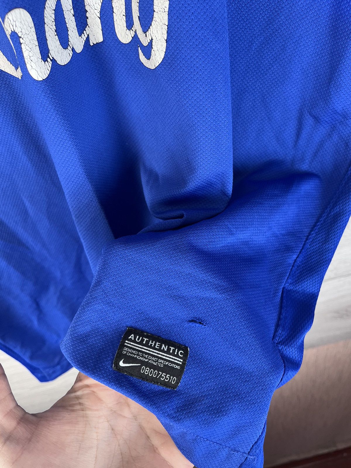 Nike Men’s soccer polo Nike FC Everton size L Y2K blue Size US L / EU 52-54 / 3 - 8 Thumbnail