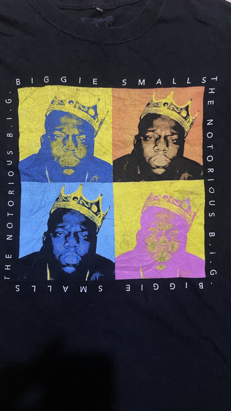 Rap Tees × Vintage Faded The Notorious B.I.G Biggie Small Rap Tee Size US S / EU 44-46 / 1 - 3 Thumbnail