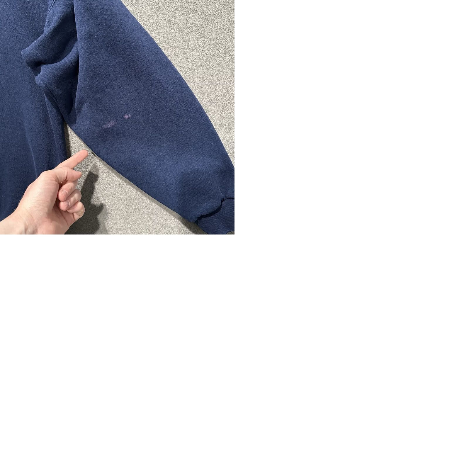 Soffe VINTAGE Soffe Navy Sweatshirt Mens XL Blue USA Pullover Fleece Pockets Lasting All Seasons Sweatshirt Mens XL Blue USA Size US XL / EU 56 / 4 - 9 Thumbnail