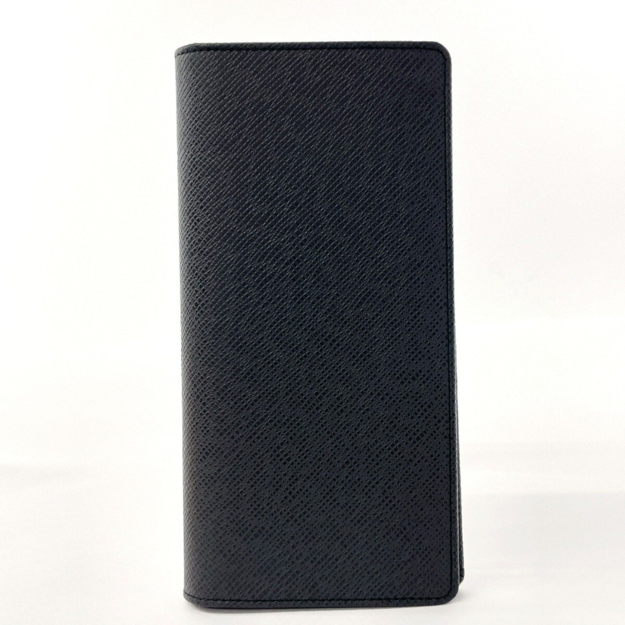 image of Louis Vuitton Portefeuil Brazza M32572 Long Wallet Taiga Black Men's in Ardoise