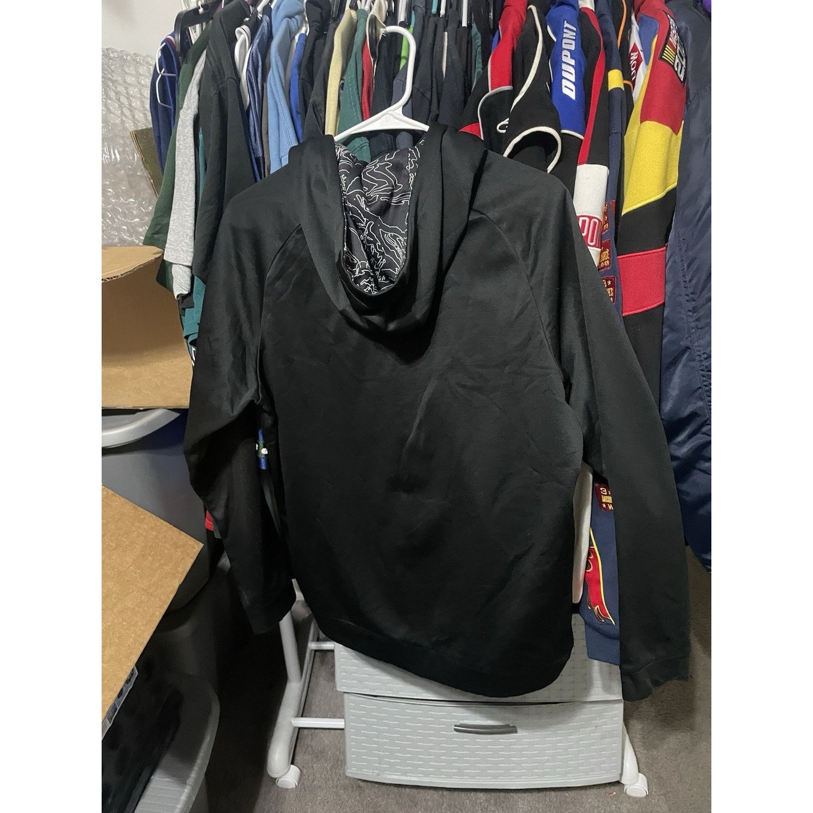 Nike Size M-Nike Dri Fit Men's Hoodie Global Sweatshirt Black 126 Size US M / EU 48-50 / 2 - 2 Thumbnail
