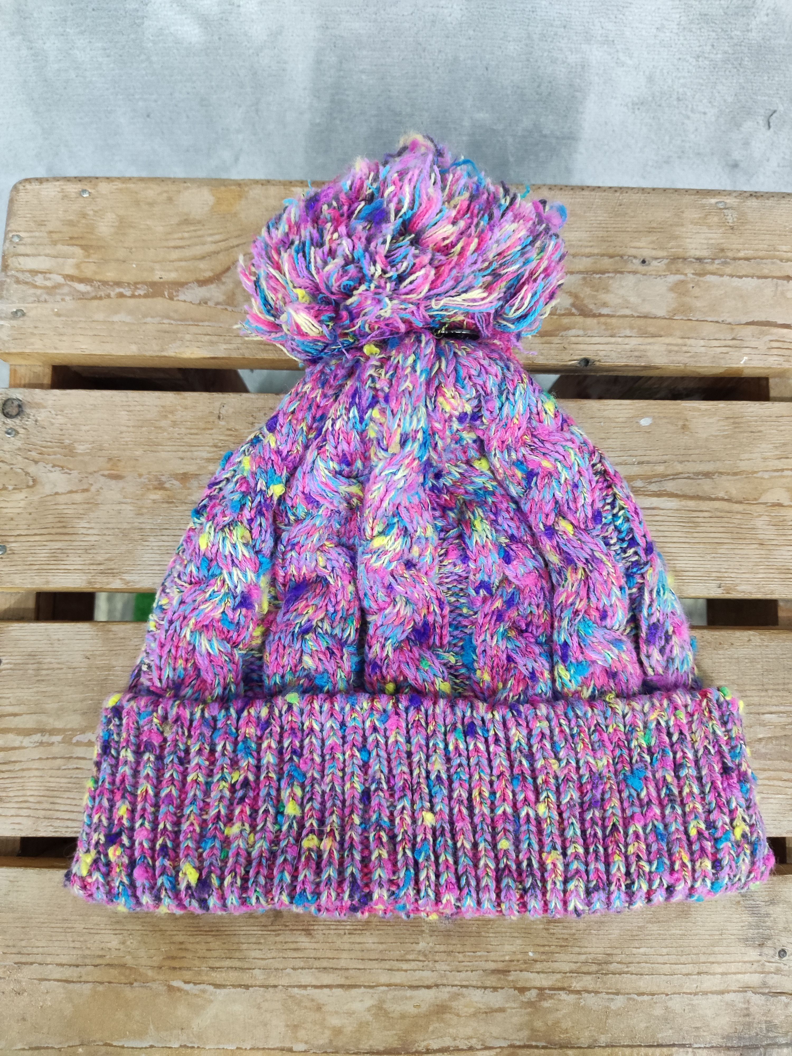 Japanese Brand Bruton Japan Beanie Hat Pom Size ONE SIZE - 7 Thumbnail