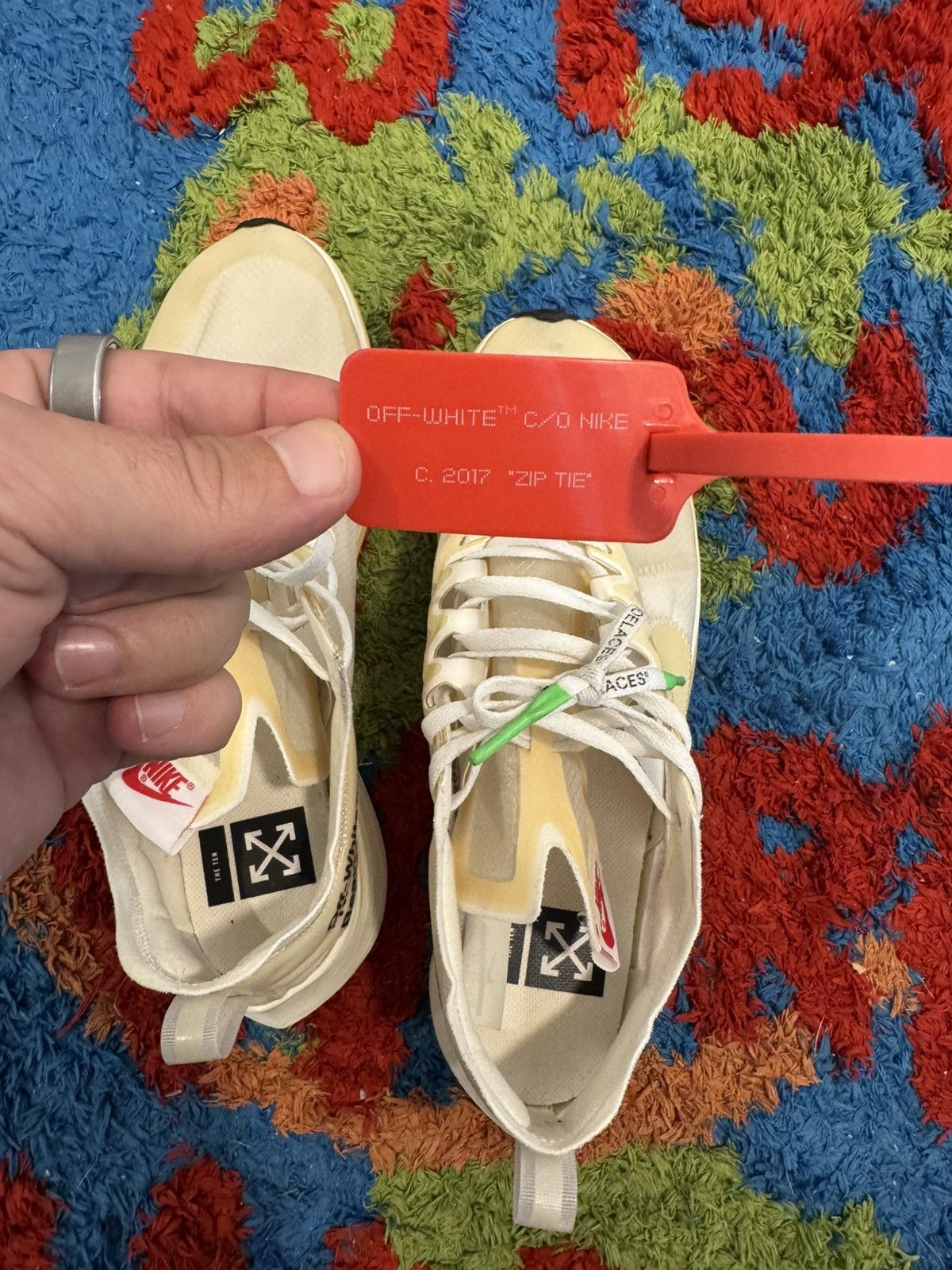 Nike × Off-White Nike X Off White “The Ten” Original Zoom Fly Size US 10.5 / EU 43-44 - 10 Thumbnail