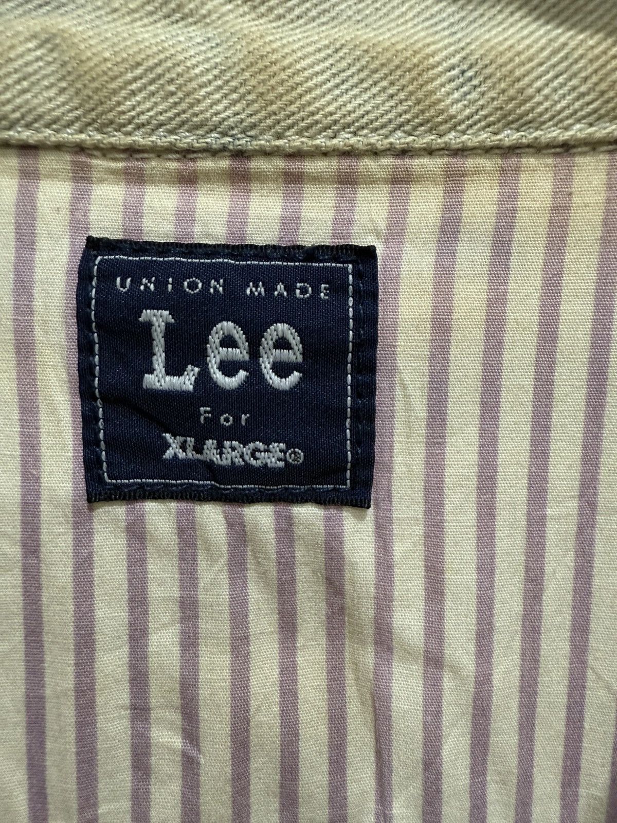 X-LARGE JAPANESE BRAND X-LARGE x LEE RAIDERS DENIM JACKET UNION MADE Size US XL / EU 56 / 4 - 6 Thumbnail