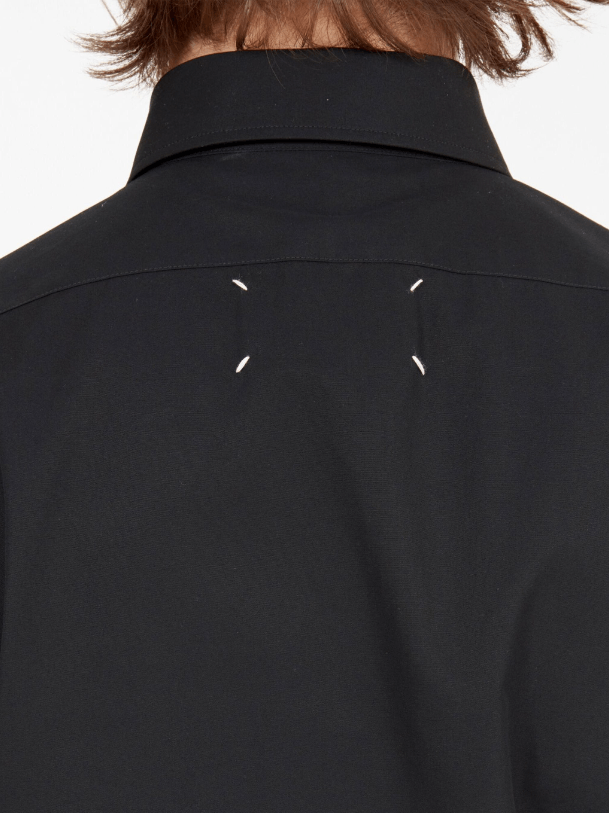 Maison Margiela BNWT AW23 MAISON MARGIELA FOUR STITCH SHORT SLEEVE SHIRT 41 Size US M / EU 48-50 / 2 - 13 Thumbnail