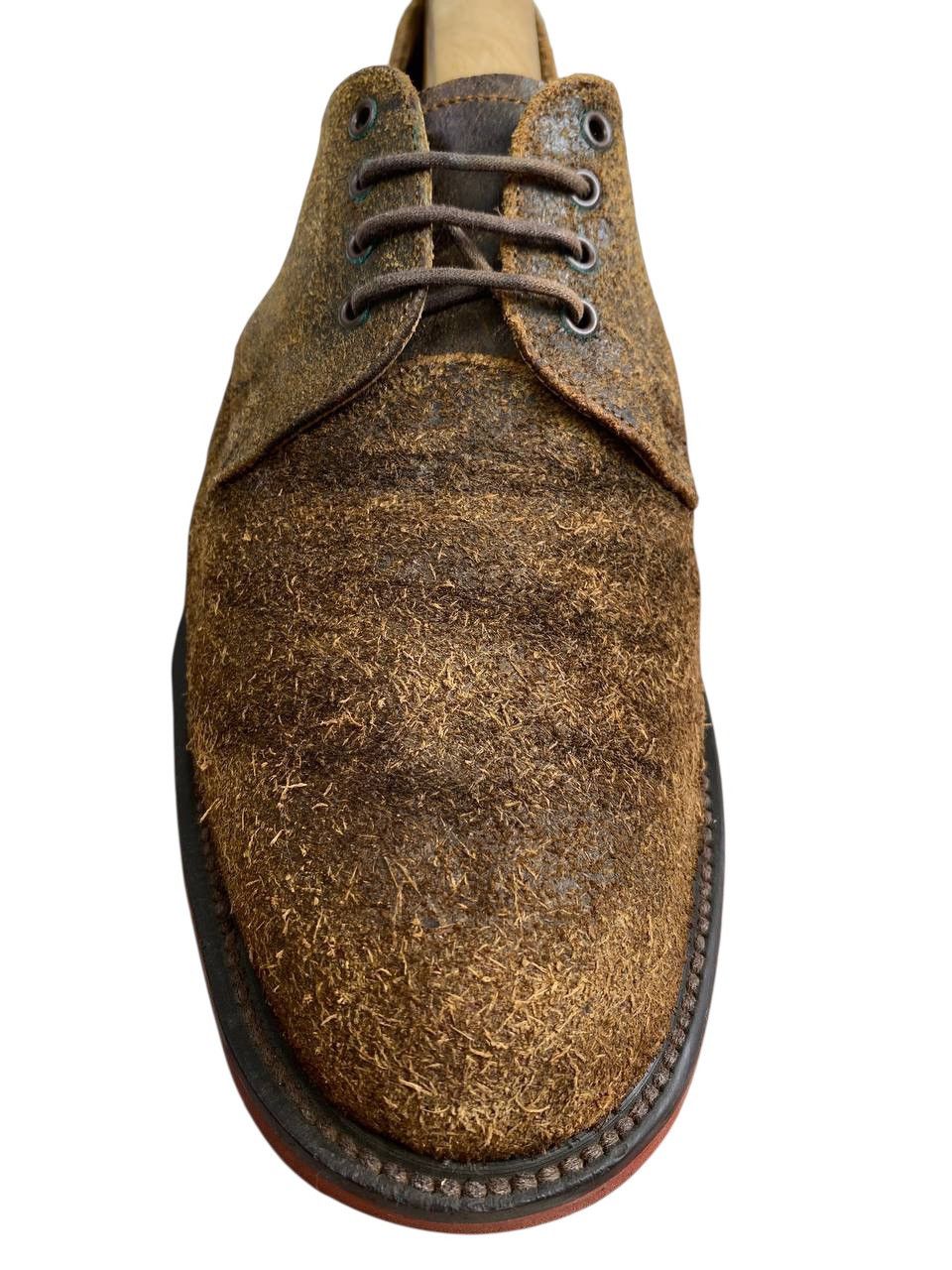 George Cox Geroge Cox Broken Suede Brown Derby Shoes Size US 10 / EU 43 - 9 Thumbnail