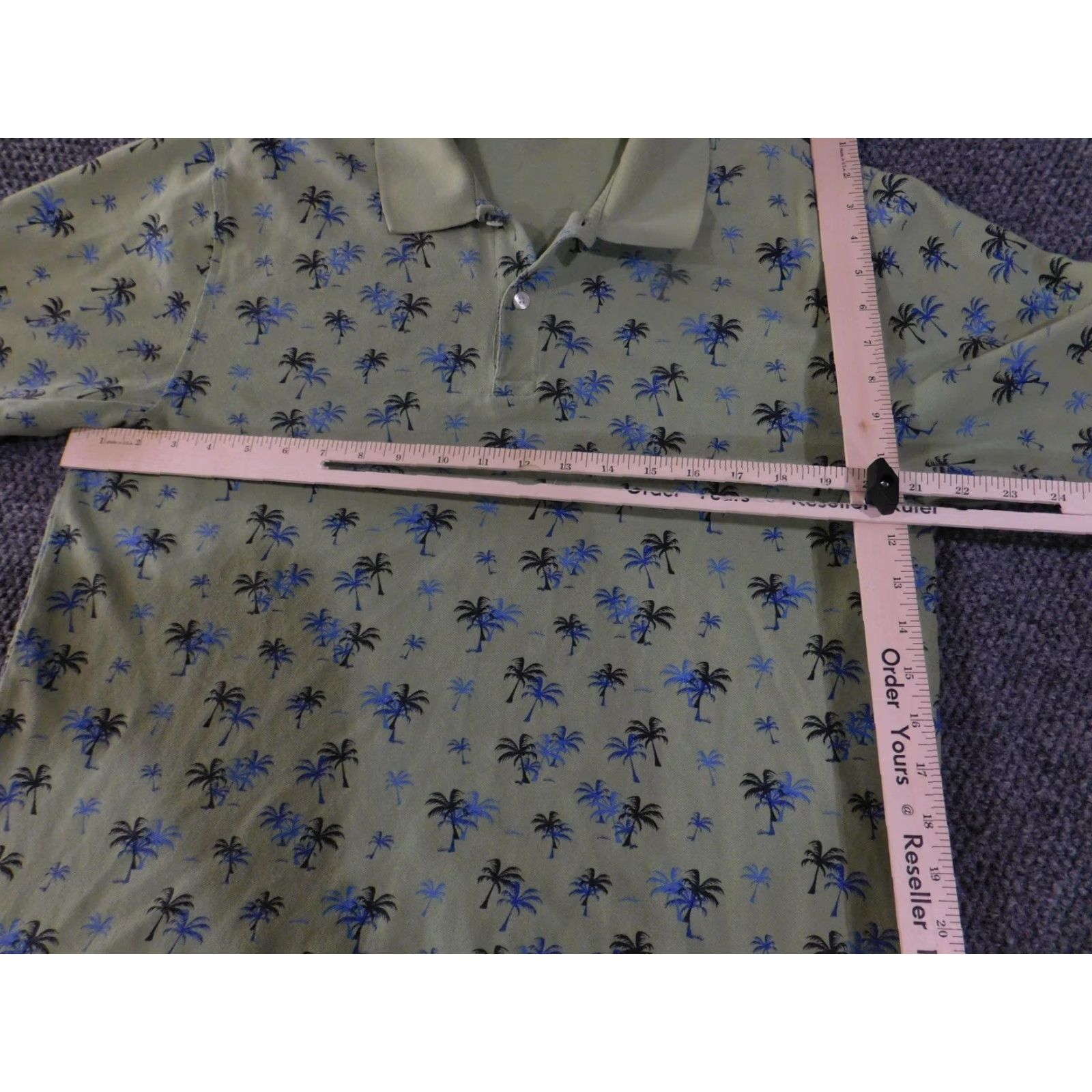 Brooks Brothers Brooks Brothers 346 Polo Shirt Mens Large Palm Tree Print Short Sleeve Cotton Green Polo Shirt Mens Large Palm Tree Print Tropical Summer Guru Size US L / EU 52-54 / 3 - 6 Thumbnail