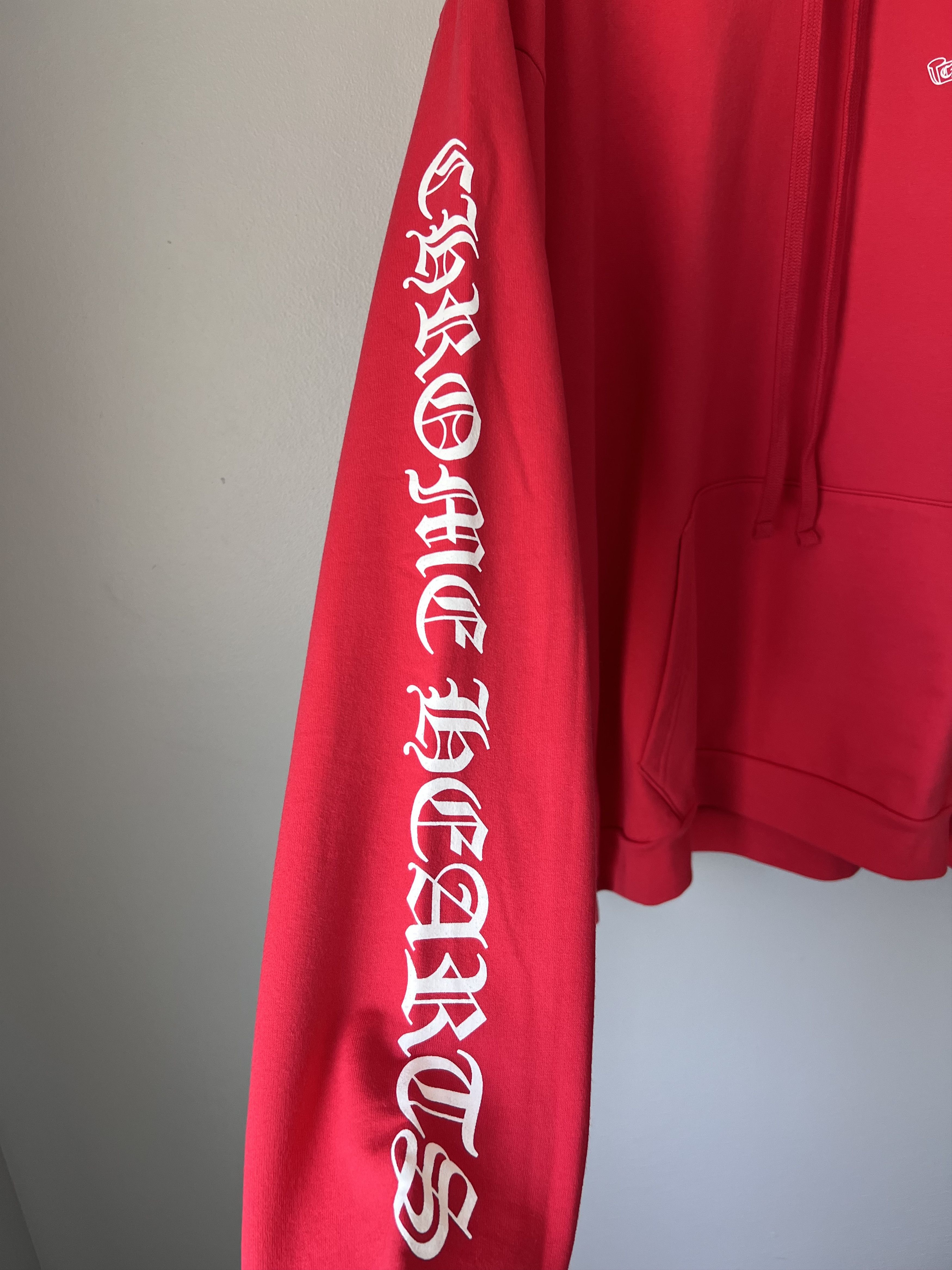 Chrome Hearts Chrome Hearts Red Hoodie Size US XL / EU 56 / 4 - 4 Thumbnail