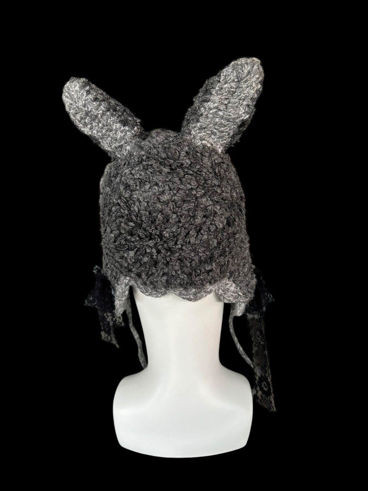 Japanese Brand × Kapital × Vintage Bunny Horn Devil Crochet Knitted Beanie Hats Rare☠️🎌 Size ONE SIZE - 6 Thumbnail