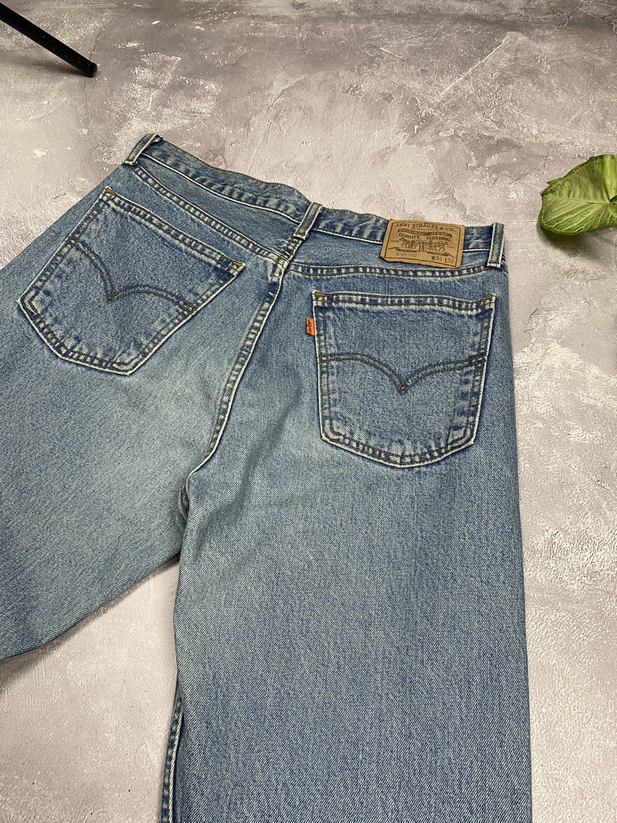 Jean × Levi's × Vintage Vintage Levis 615 1998 Jeans Baggy Wash Denim Blue Size US 34 / EU 50 - 5 Thumbnail