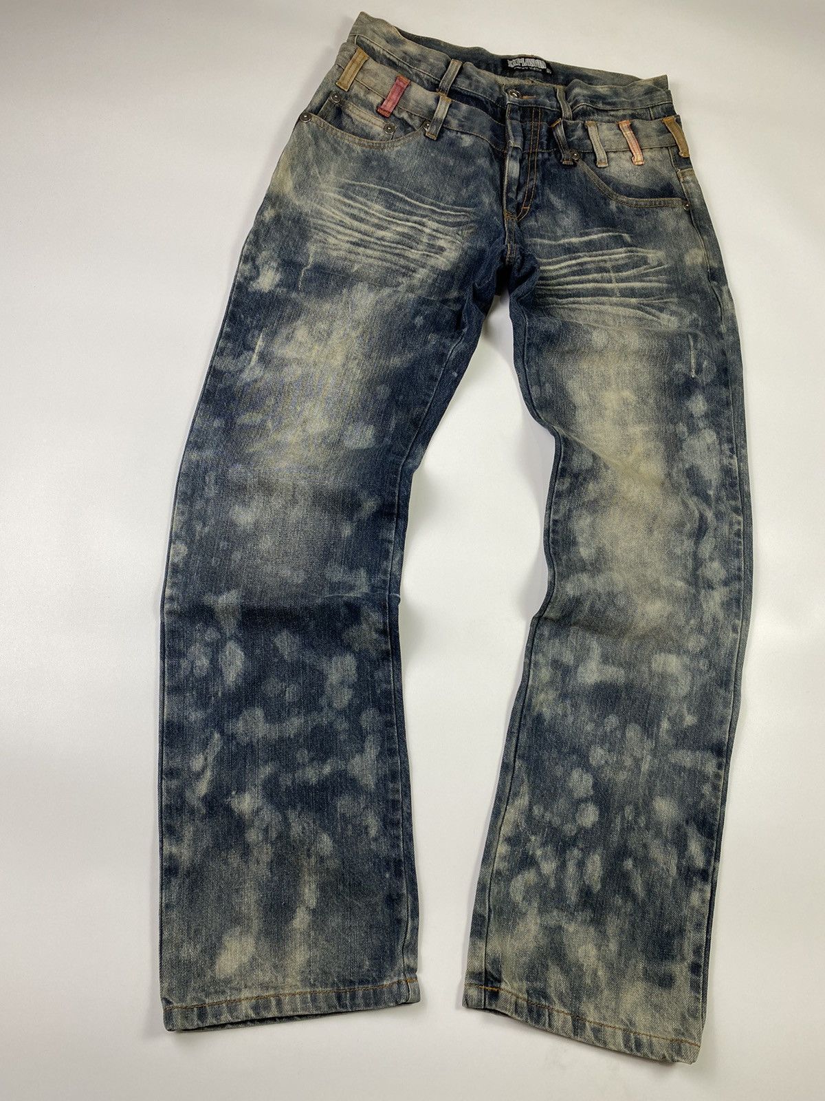Hysteric Glamour Double waist jeans pant explosion by nylaus bleachwash 30x32 Size US 30 / EU 46 - 9 Thumbnail