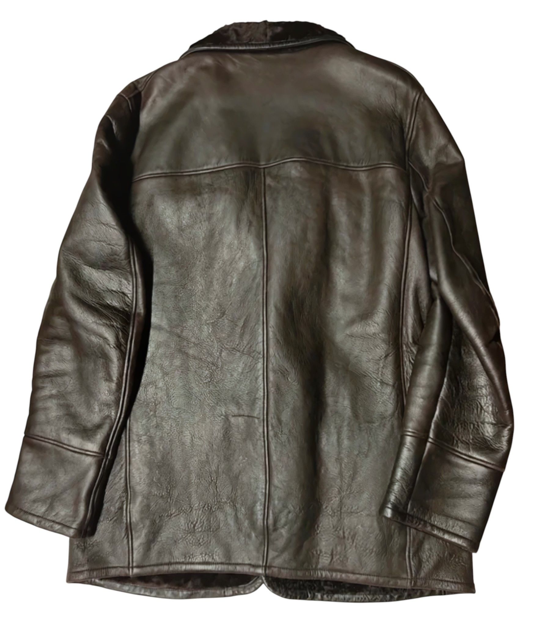 Gucci F/W 2001 SHEARLING LEATHER COAT BY TOM FORD Size US L / EU 52-54 / 3 - 3 Thumbnail