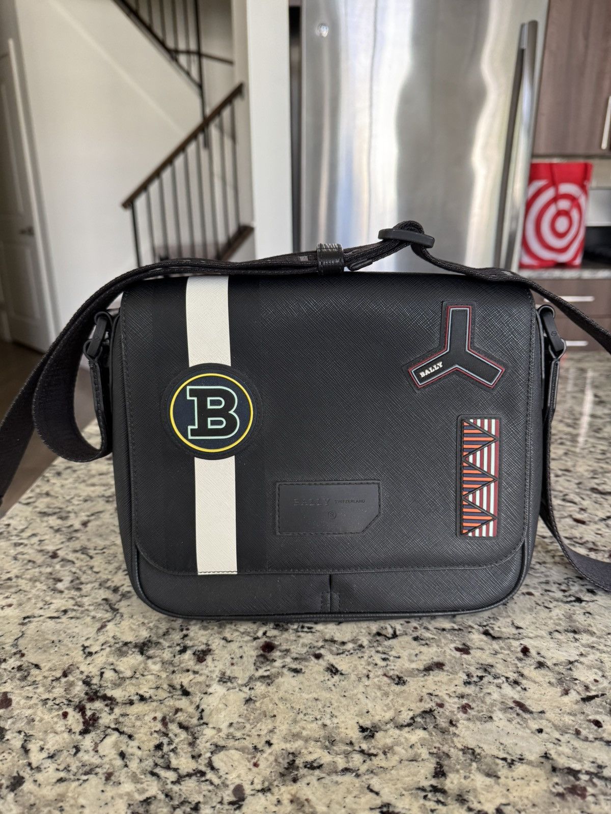 Bally Bally Multi Patch Messenger Bag Size ONE SIZE - 2 Thumbnail