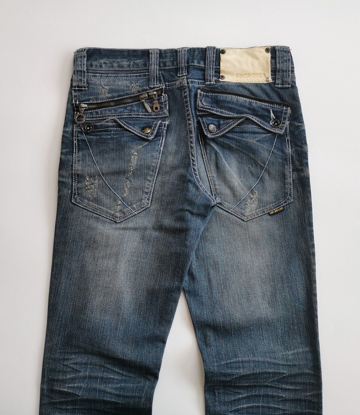 Seditionaries Apestein Bondage Zipper Button Distressed Jeans Size US 30 / EU 46 - 6 Thumbnail
