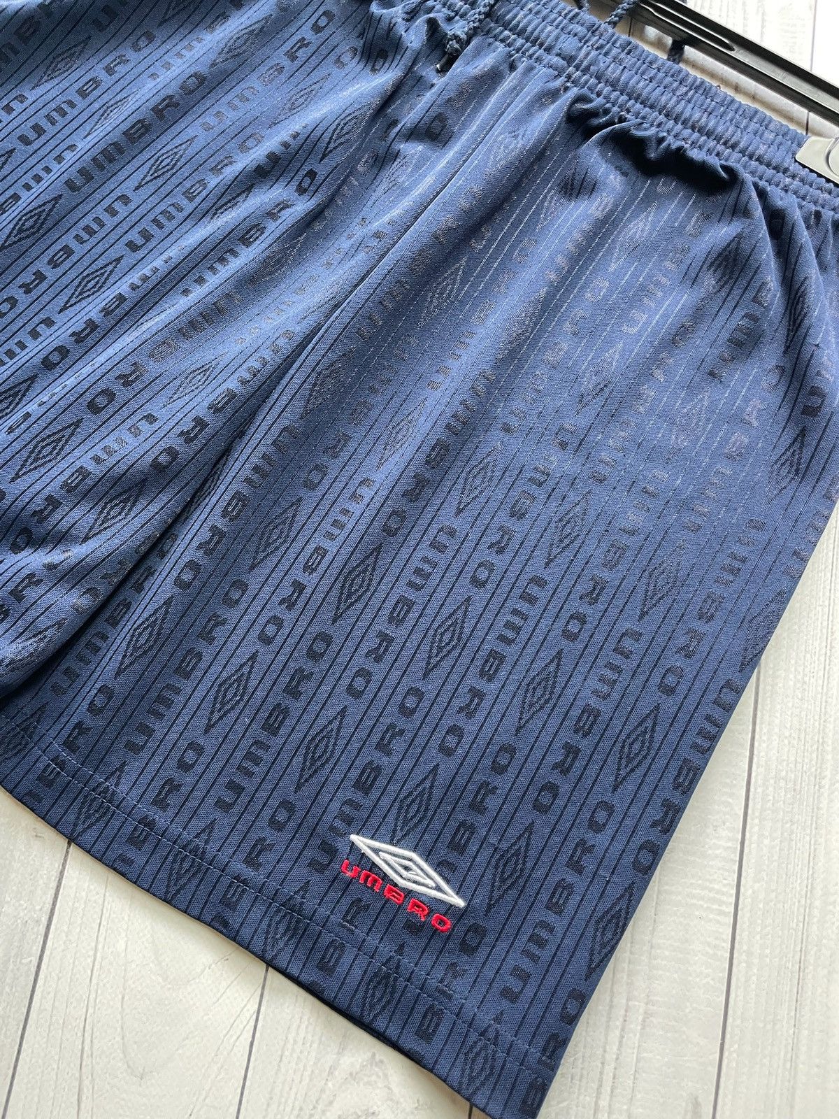 Umbro × Vintage Vintage Umbro shorts monogram size M navy rare Size US 32 / EU 48 - 2 Thumbnail