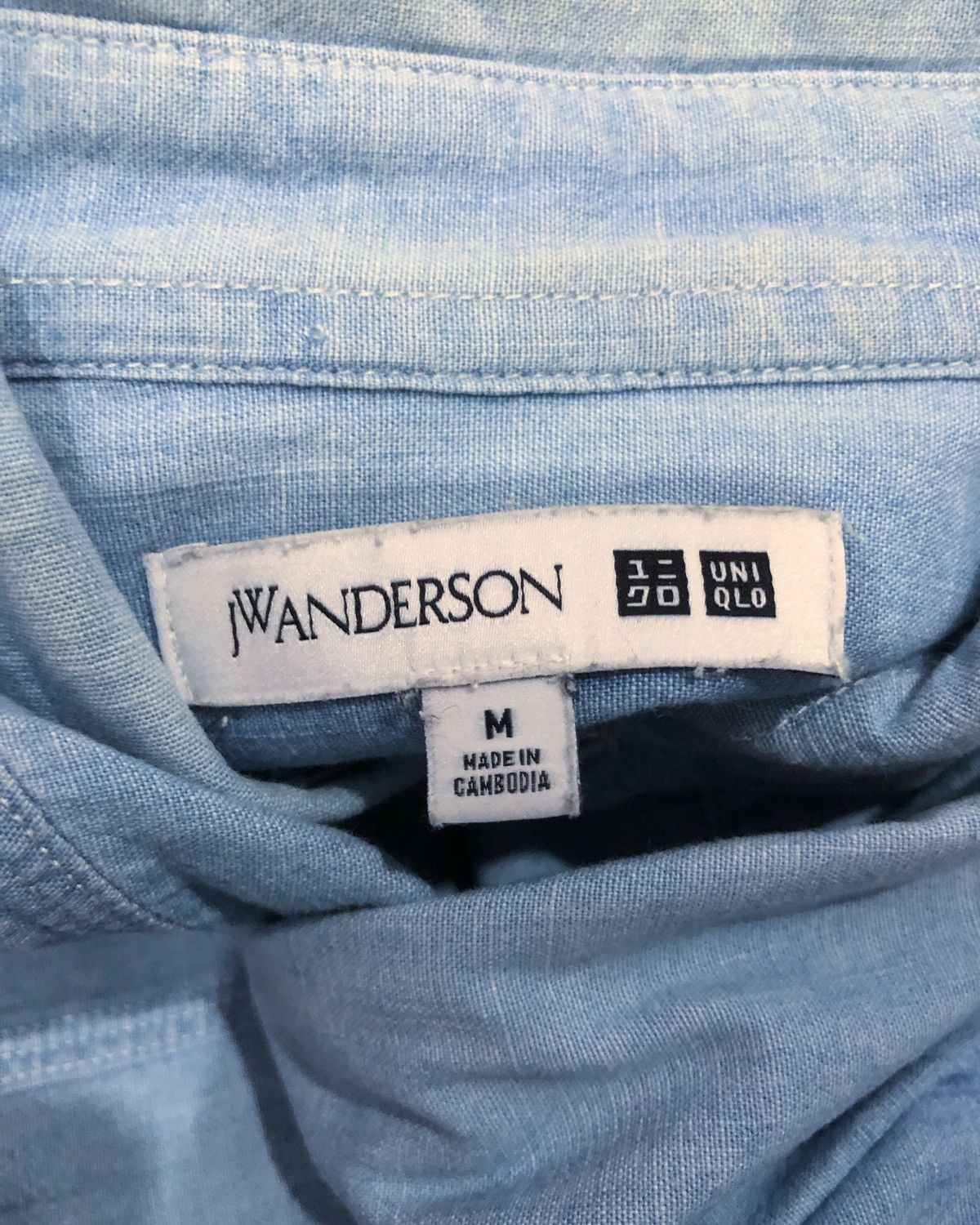 JW Anderson × Uniqlo Rare Uniqlo X J.W. Anderson Denim Button Ups Shirt Size US M / EU 48-50 / 2 - 9 Thumbnail