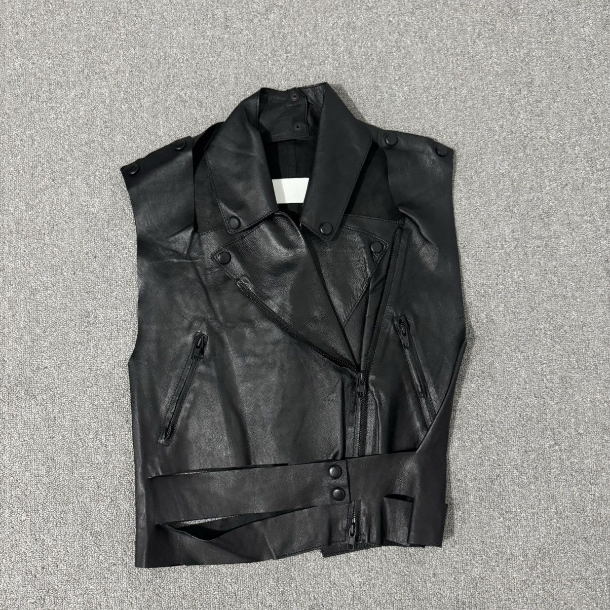 Maison Margiela - Blank Tag - Reassembled Black Leather