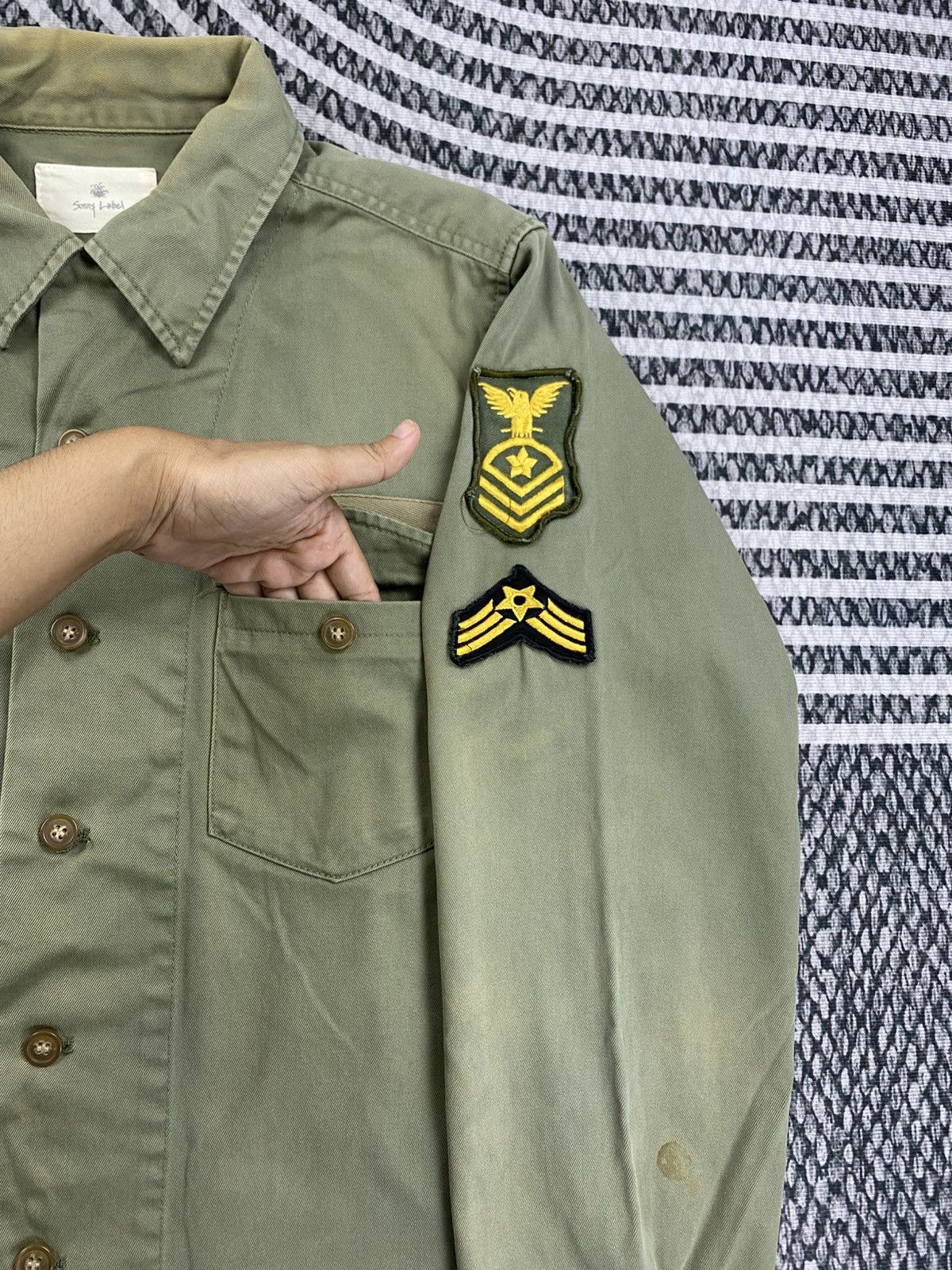 Japanese Brand Vintage Sonny Label Urban Research Patches Jacket Size US M / EU 48-50 / 2 - 5 Thumbnail