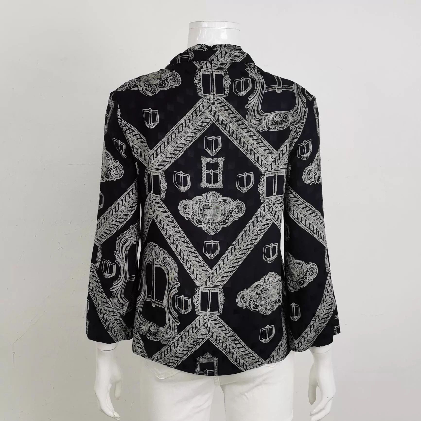 Hermes Hermès women's vintage top Size XS / US 0-2 / IT 36-38 - 3 Thumbnail