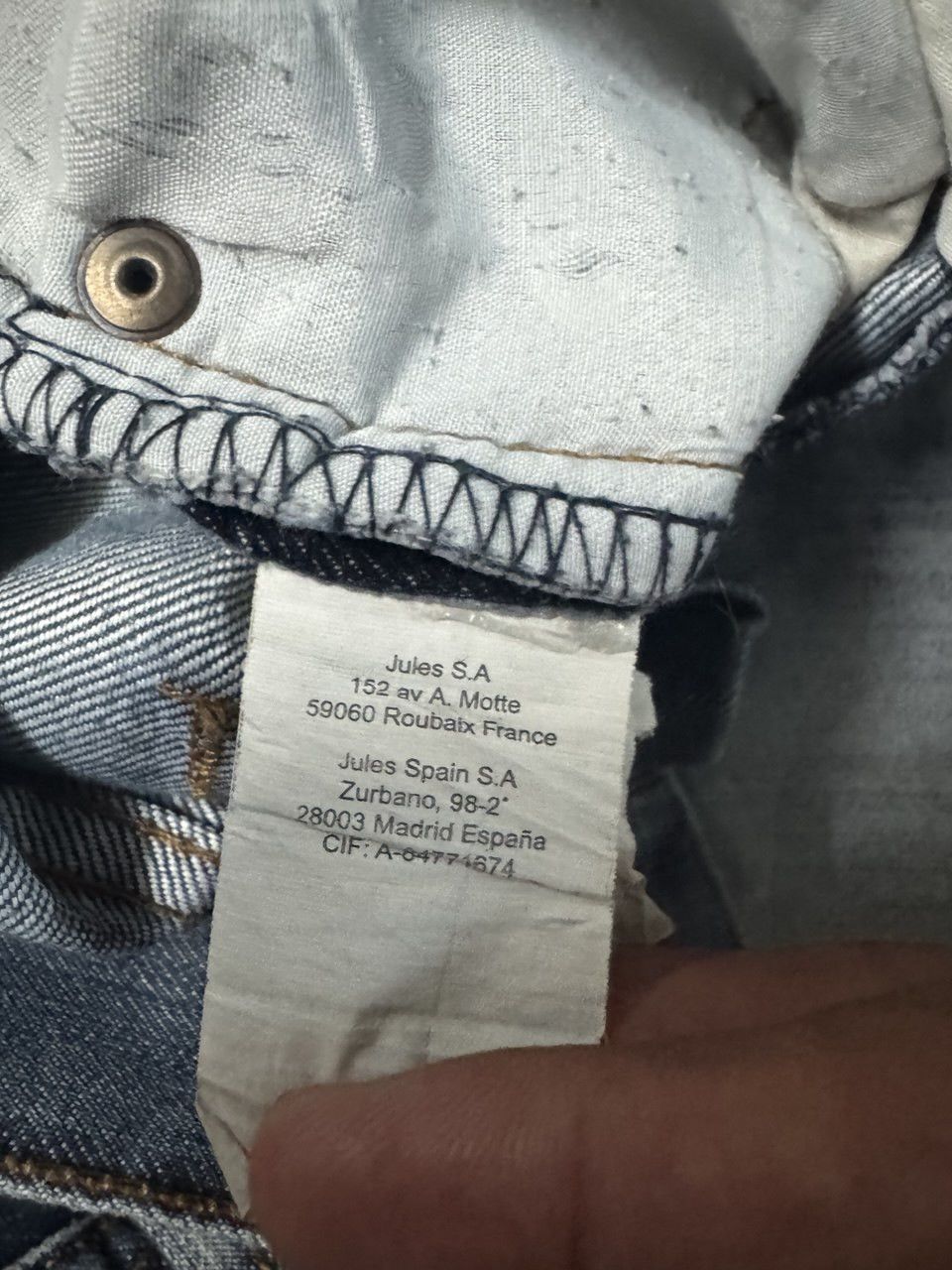 Kapital THRASHED Japanese Jules Denim Regular Faded Distress Ripped Size US 34 / EU 50 - 12 Thumbnail
