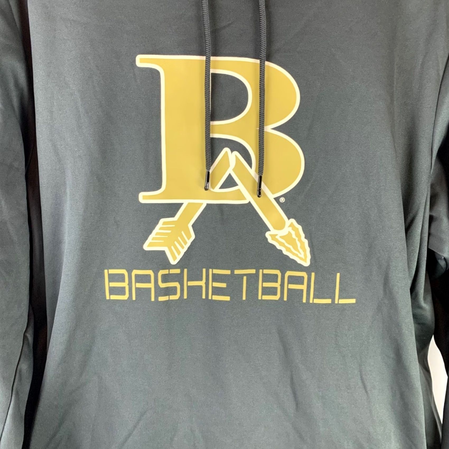 Jordan Brand Broken Arrow Tigers Jordan Basketball Hoodie Mens Large Grey Therma-FIT Pullover Size US L / EU 52-54 / 3 - 2 Thumbnail