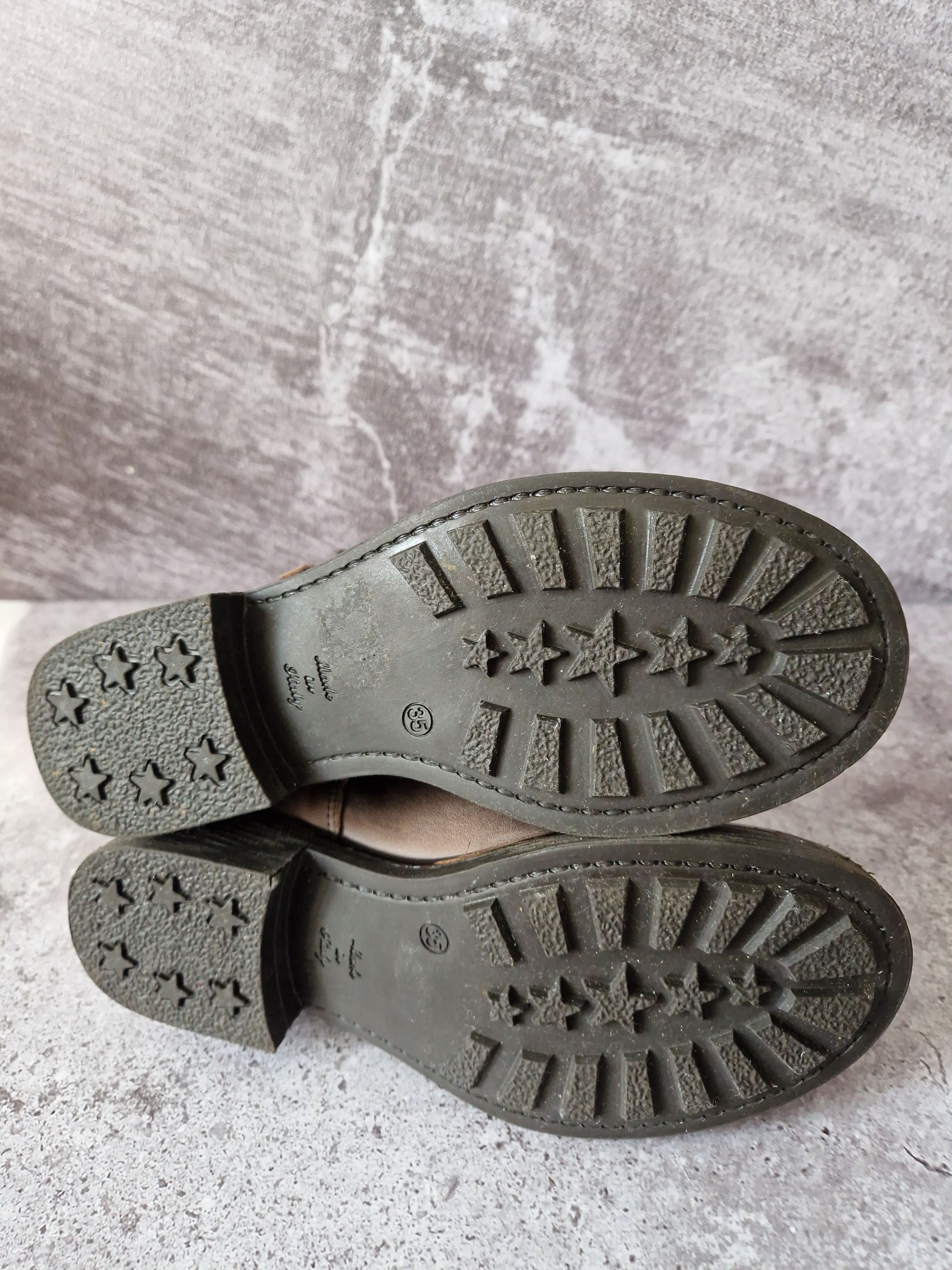 Vintage Unique Genuine destroyed studded chunky USA flag faded boots Size US 4 / IT 34 - 7 Thumbnail