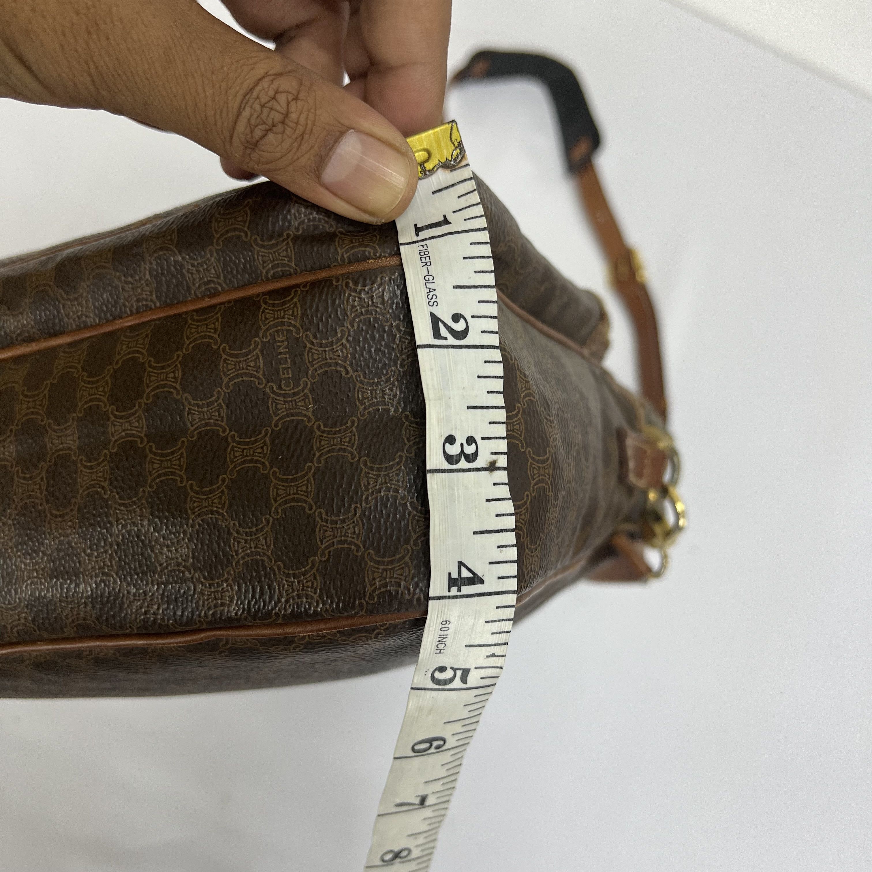Celine Vintage Celine Macadam Messenger Bag Size ONE SIZE - 13 Thumbnail