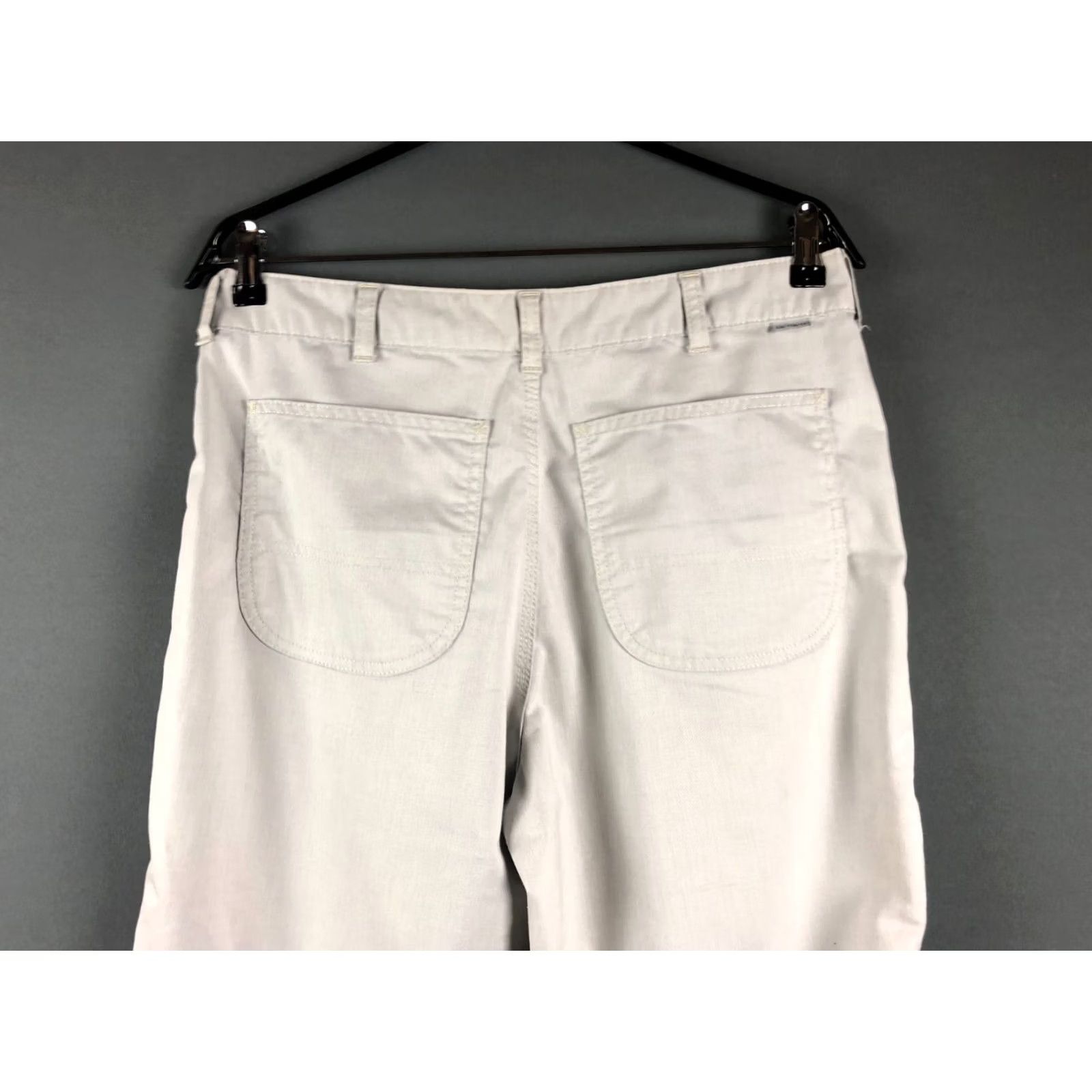Carhartt Carhartt Pants Women Gray Polyester Cotton Blend Straight Inseam 30.9" 32x32 Chino Casual Size 24" / US 00 / IT 34 - 4 Thumbnail