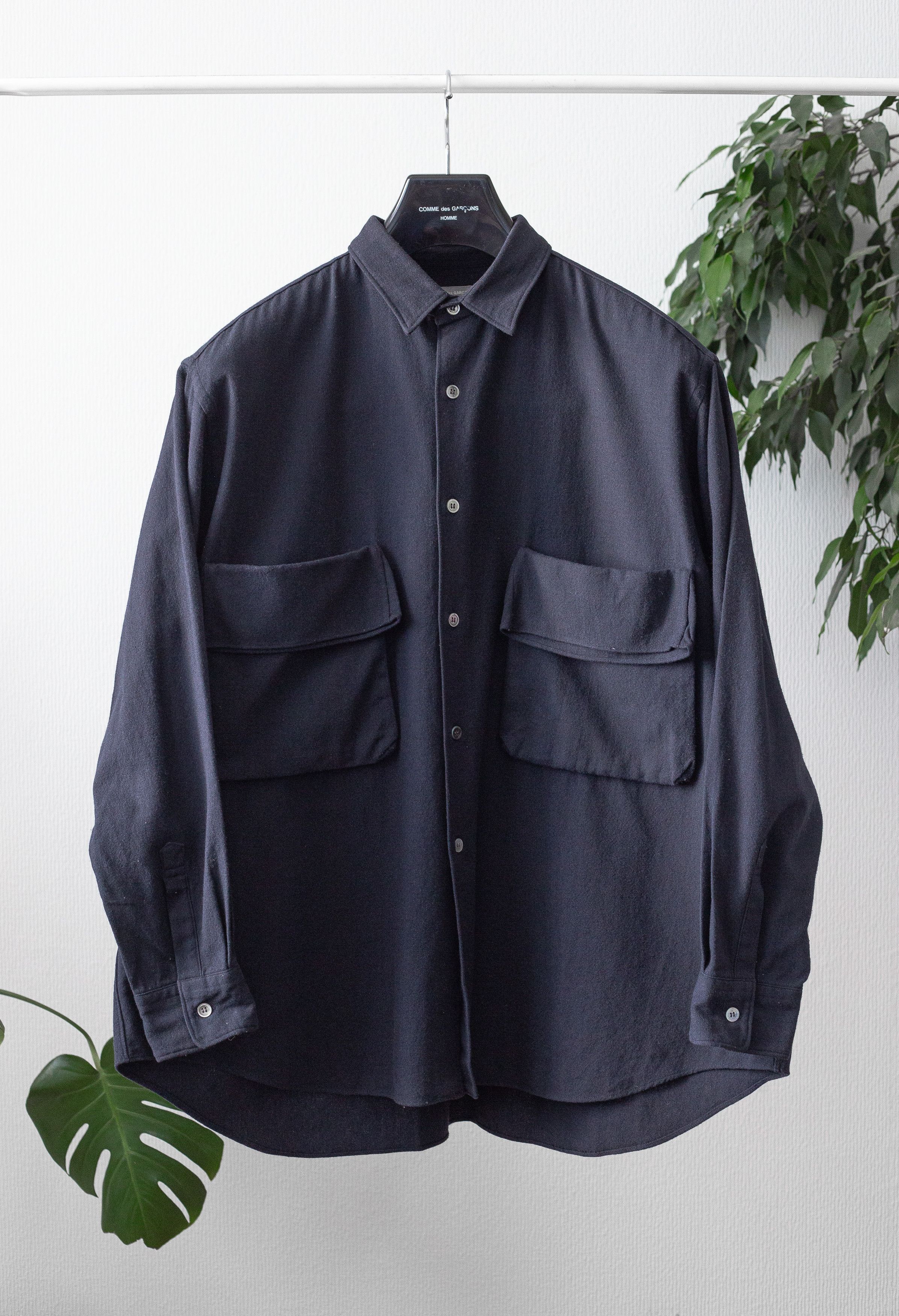 Comme des Garcons Homme vintage oversized flap pockets shirt Size US S / EU 44-46 / 1 - 1 Thumbnail