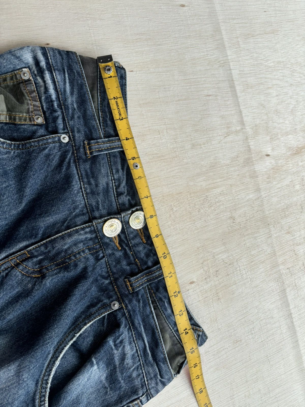 Hysteric Glamour × If Six Was Nine × Japanese Brand Distressed Denim Natural Leat Ifsixwasnine Style Jeans Size US 30 / EU 46 - 11 Thumbnail