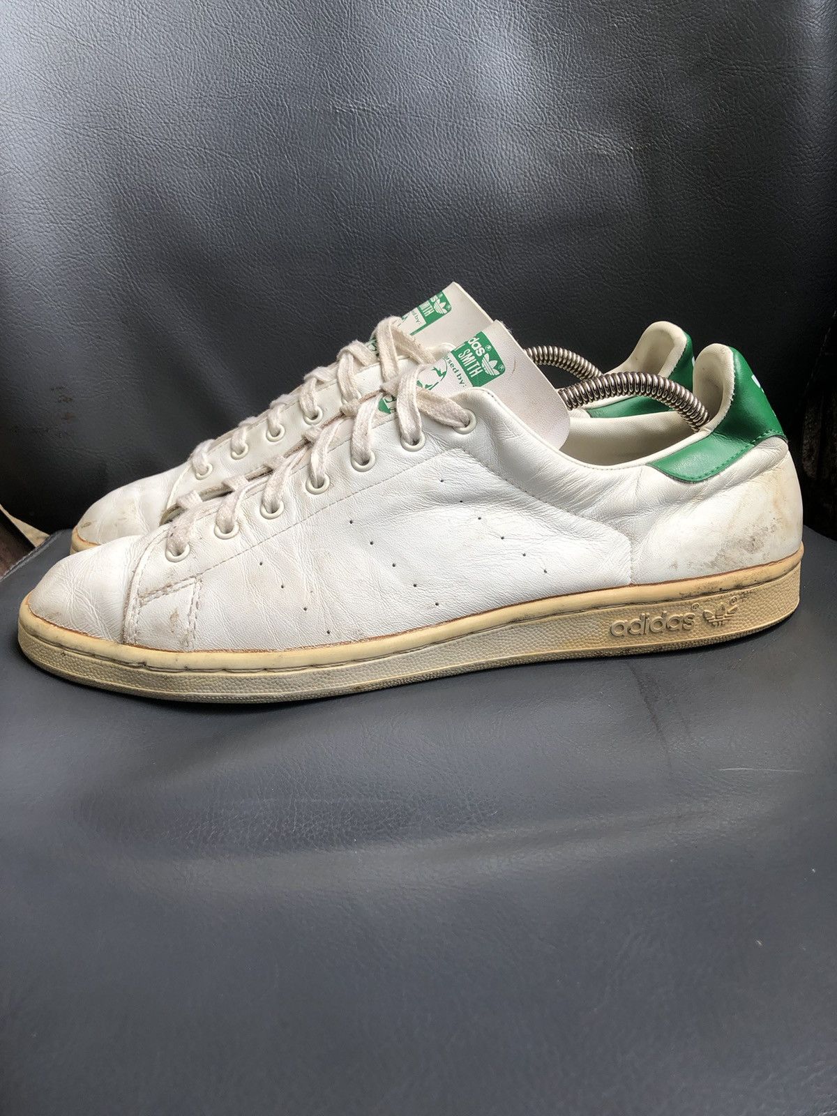 Adidas VTG 90’s ADIDAS Stan Smith White Men’s Sneakers Sz US 12.5 Size US 12.5 / EU 45-46 - 2 Thumbnail