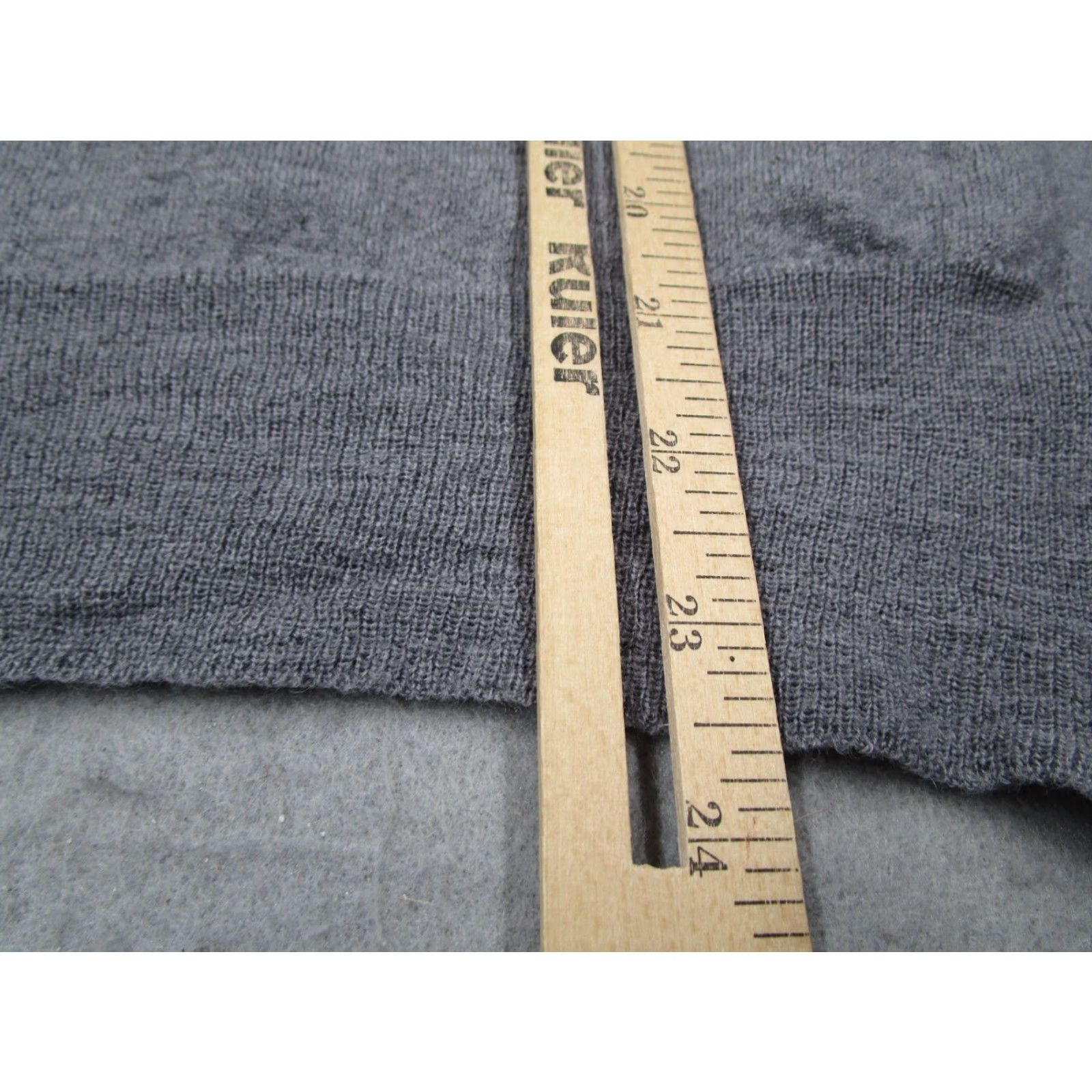 Zanone Zanone Women's Sweater 44 Gray V-Neck Wool Pullover Long Sleeve Made in Italy Size M / US 6-8 / IT 42-44 - 7 Thumbnail