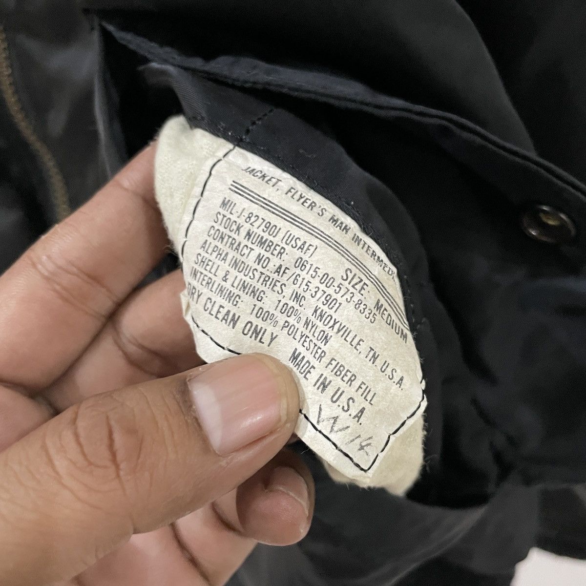 Alpha Industries Vintage 80s Alpha Industries Bomber Jacket Size US XL / EU 56 / 4 - 6 Thumbnail