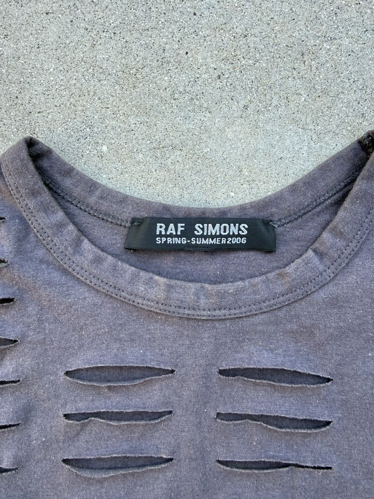 Raf Simons Raf Simons SS06 Laser Cut Tank Top Size US M / EU 48-50 / 2 - 3 Thumbnail