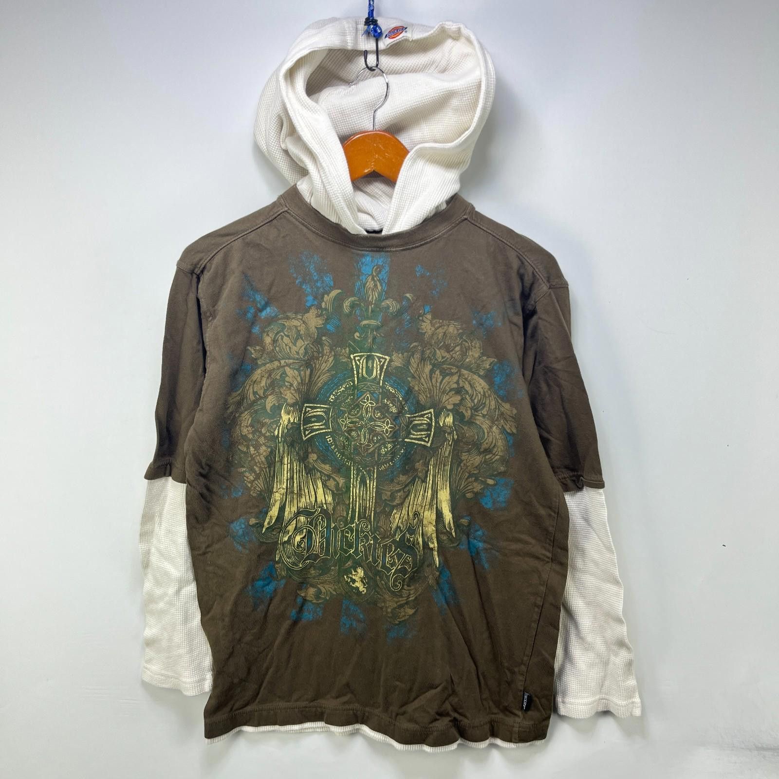 Dickies Vintage Dickies Y2K Cross Skater Thermal Longsleeve Shirt M Size US M / EU 48-50 / 2 - 1 Thumbnail