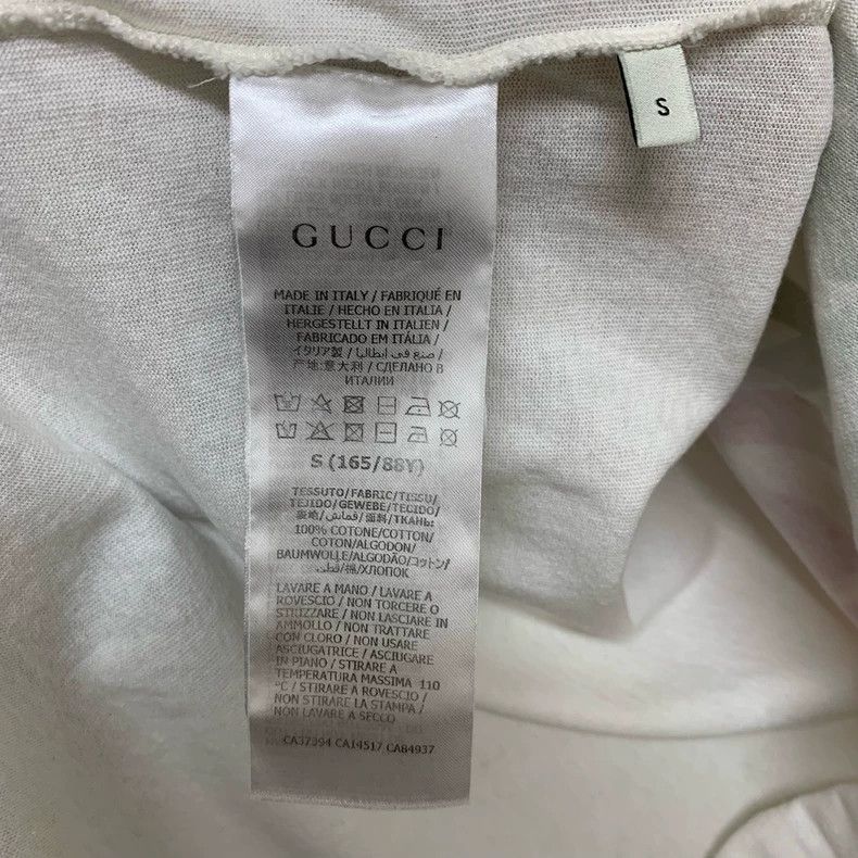 Gucci Gucci White cherry short-sleeved T-shirt Size S / US 4 / IT 40 - 4 Thumbnail