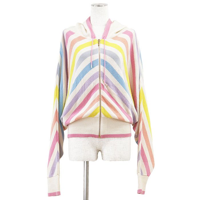 Chanel Chanel Chanel LA PAUSA Cashmere Knit Hoodie Textile Sweatshirts & Hoodies P60513 DUTY FREE for USA Size ONE SIZE - 1 Thumbnail