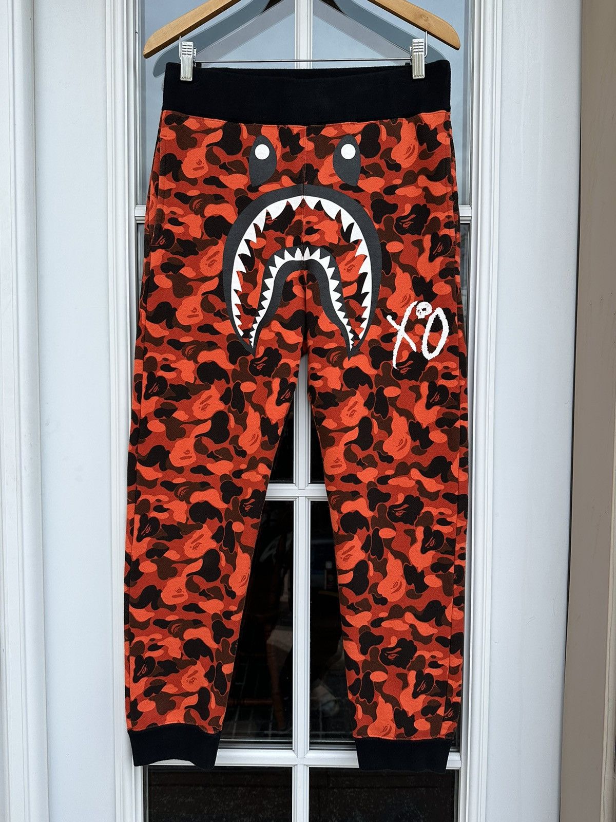 Bape Very Rare Bape XO The Weekend Camo Shark Sweatpants M | Grailed