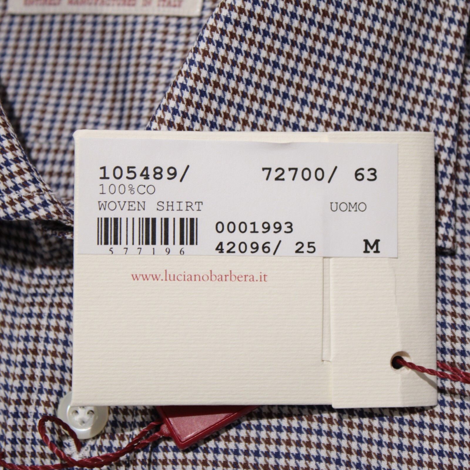 Luciano Barbera Luciano Barbera New with tags Shirt Size M US In Brown Size US M / EU 48-50 / 2 - 7 Thumbnail