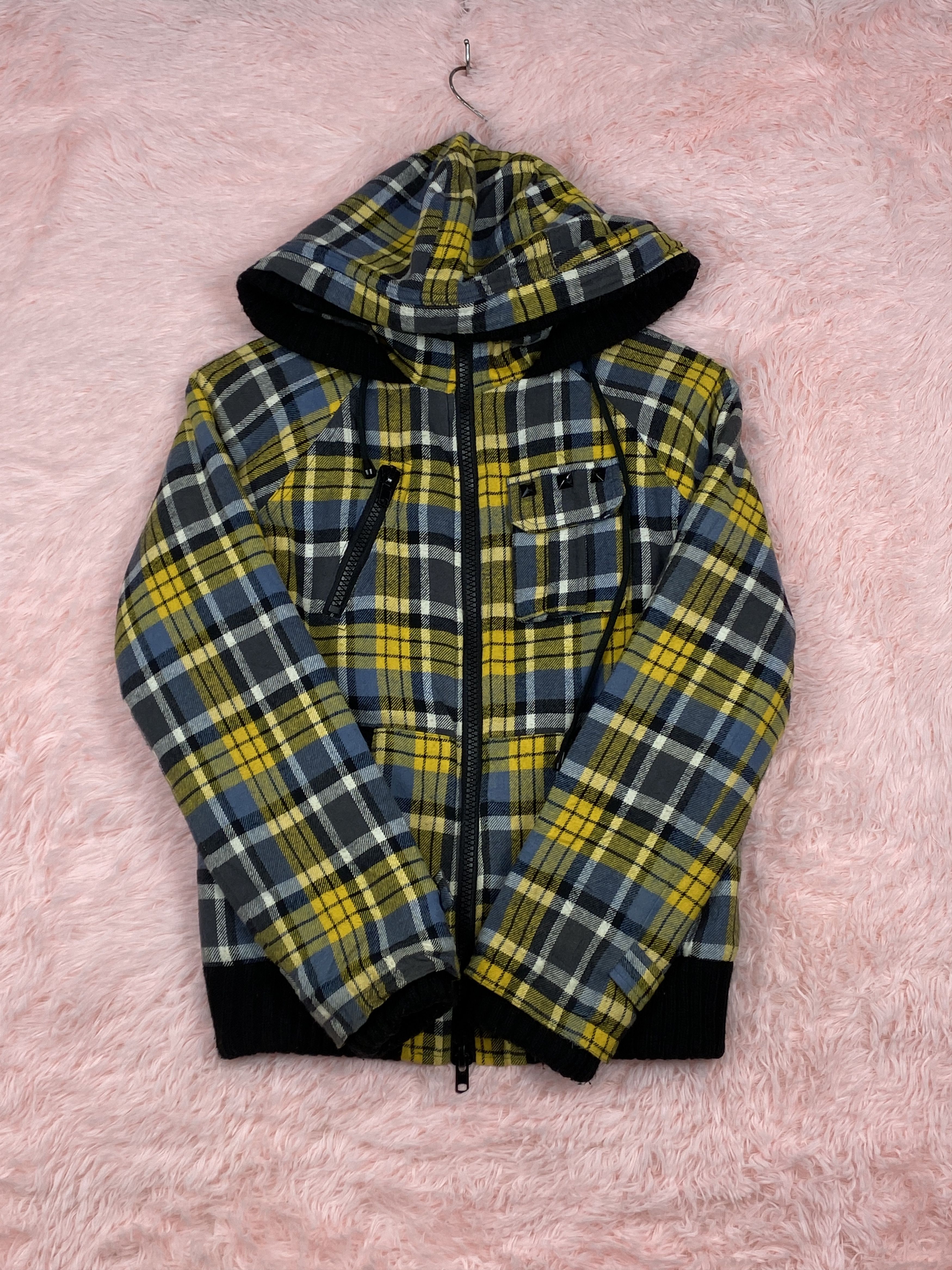 Japanese Brand Vintage Locstyle Hoodie Flannel Jacket J1745 Size S / US 4 / IT 40 - 4 Thumbnail