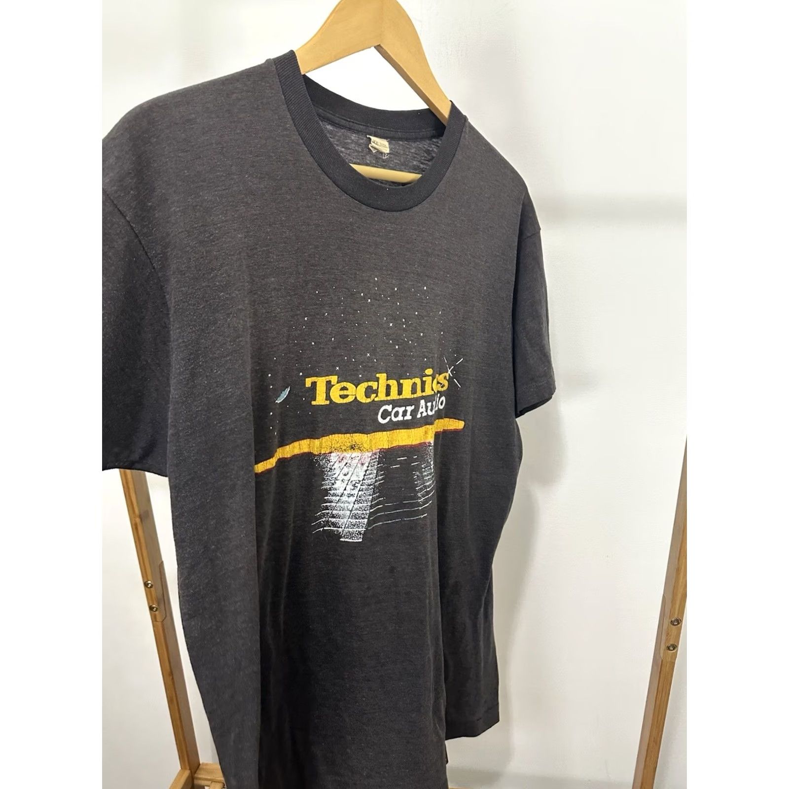 Vintage VTG 80s Technics Car Audio Sound Paper Thin Burnout Worn T-Shirt RARE Size XXL VTG Size US XXL / EU 58 / 5 - 5 Thumbnail